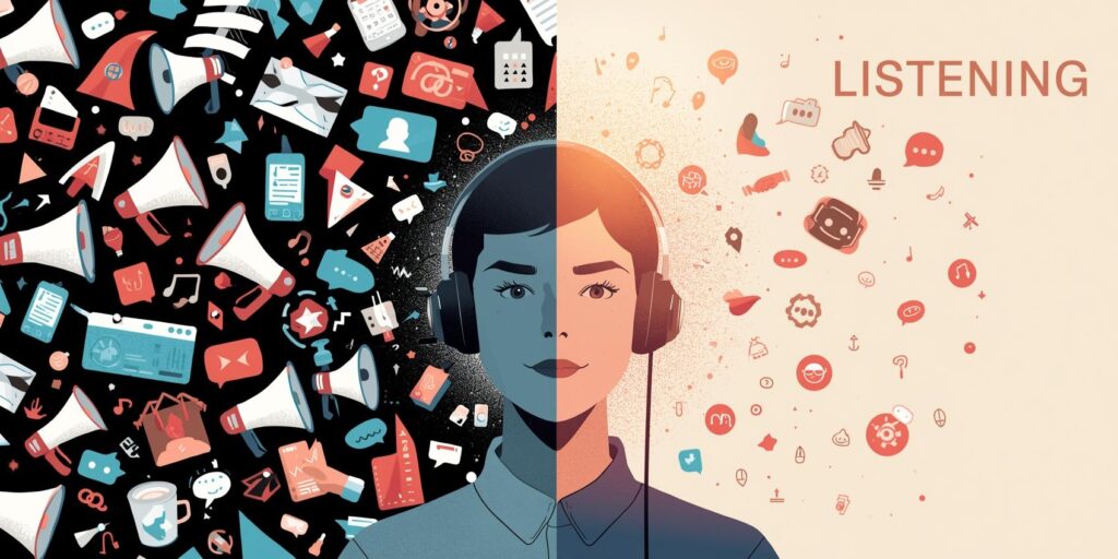 Brand Listening vs Speaking